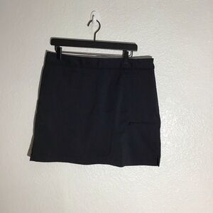 Greg Norman Golf Mini Skort with Pockets Black US 12 Activewear Skirt Shorts